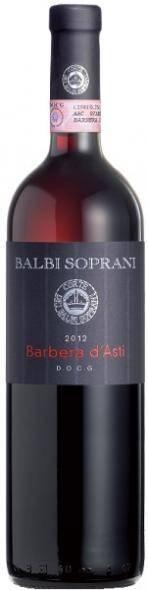 Balbi Soprani Barbera d Asti Barbera Piemonte, Italy 13,5% Tuoksu on marjaisa, hieman paahteinen, kirsikkaa, vadelmaa ja