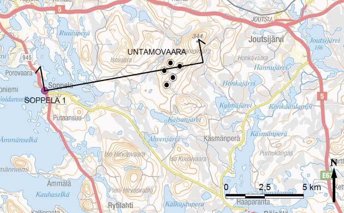 Merki ävimmät vaikutukset on Untamovaaran Paloselälle sijoi uvilla voimaloilla, joista näkyvät kaikki Soppelan kylälle.