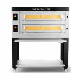 915 x K 1825 1 x 1420 x 720 2 x 12,4 kw / 400V 2-tasoinen uuni 8,200 LISÄVARUSTEENA SD - Touch Panel hinta yhteen kammioon 765 PÖYTÄMALLIT, Sveba Dahlen TUOTEKOODI ULKOMITAT