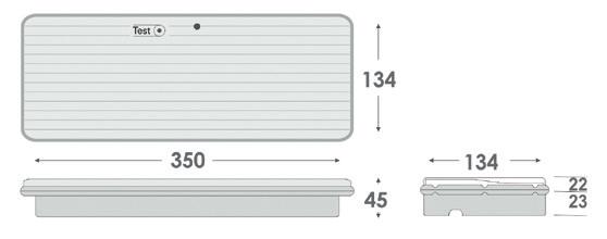 Poistumistiemalleissa mukana opasteet COMFORT LED LIGHT COMFORT LED LIGHT -valaisimet