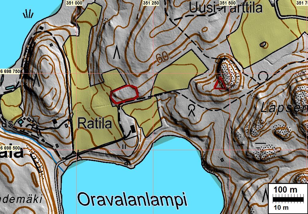 19 Ratila keskellä.