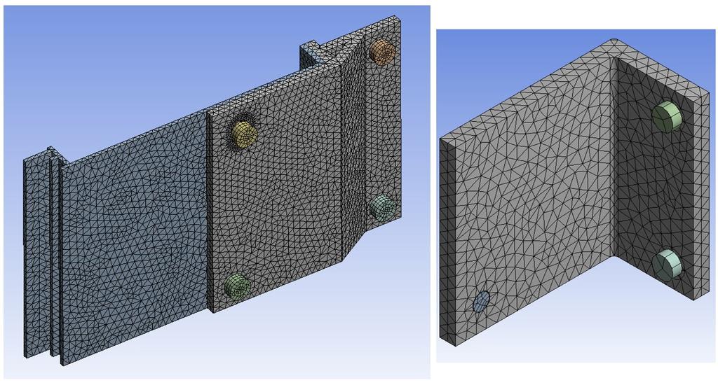 It would be possible to mesh using hexahedral meshing and precise mesh controls; however, tetrahedral meshes require considerably less pre-processing time in this regard.