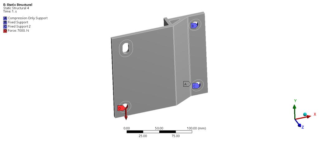 61 The relevant design loads which cause the largest compressive stresses were applied and a linear buckling analysis was carried out.