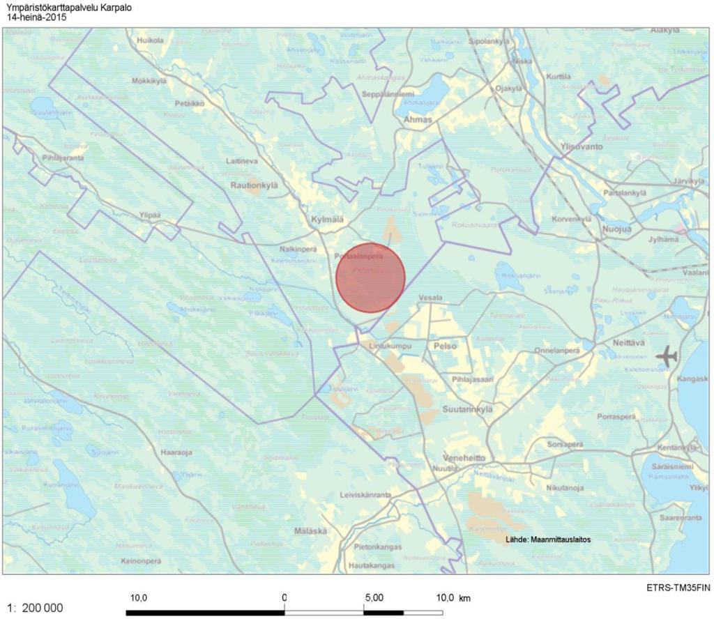 11.2.2016 2 (24) 1 Johdanto Iin Polvisuolle suunnitellaan turvetuotantoa. Polvisuo sijaitsee Iin Kuivaniemellä Oijärven eteläpuolella. Selvitysalueen pinta-ala on noin 337 ha (Kuva 1).