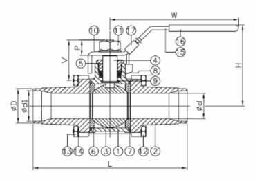 32 1 1/4" 32 37,2 42,4 255 81 158,5 40 1 1/2" 38 43,1 48,3 260 98 188 50 2" 50 53,3 60,3 275 106 188 65 2 1/2" 65 69 76 334 138 245 80 3" 80 82 90 354 154 290 100 4" 100 106 115 365 178 320 No Osat