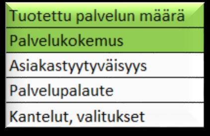 MITEN PRIORISOISITTE NÄITÄ TIETOTARPEITA