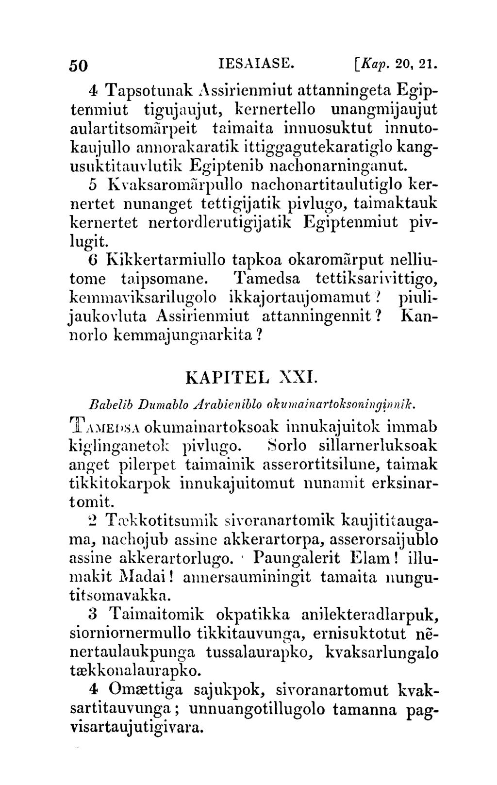 50 IESAlASE. [Kap. 20, 21.