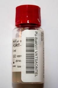 Erittäin niukkaa näytettä ei tule laittaa veriviljelypulloon, vaan se lähetetään Portagerm-pullossa tai ruiskussa (neula poistettava).