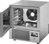 ..-18 C Toimitusmyynnissä 90 min 240 min TECNODOM made in italy PIKAJÄÄHDYTIN 5x GN1/1 sekä pelti 600x400 No AT05 ruostumatonta terästä elektroninen termostaatti L 750 x S 740 x K 850/880 sisältä