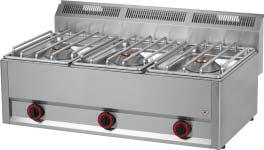 LIEDET Line 600 SP Teho kaasupöytäliesi No SP93GLS 3 liekkiä / 8 kw 24kW 1 2