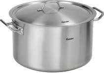 korkeus 275 mm mukaan lukien kansi Paino: 6,1 kg Matala kattila 30L Induktio No 100445 Pata ja kansi ruostumatonta terästä