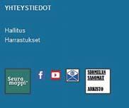 Sivustolle suunniteltiin Suomelalle sopivat sinivalkoiset teemavärit ja teemaksi valittiin klassinen ulkonäkö.