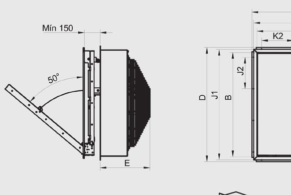 THT/WALL-F * Seinäasennuskiinnike THT/WALL-F 40 THT/WALL-F 45 THT/WALL-F 56