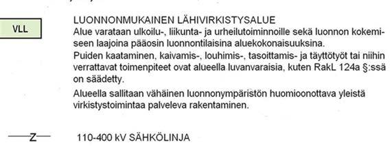 olevaa kaupunkirakennetta täydentäen ja jatkaen.