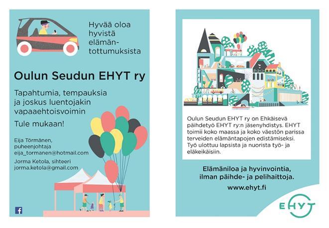 EHYT-nimen käyttö ja esitteet EHYT yhdistyksen nimessä, esim.