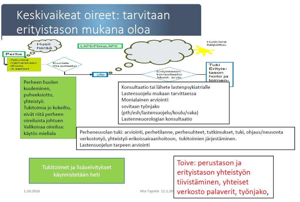 Esimerkkinä LAPS-lomakkeen hyödyntäminen,