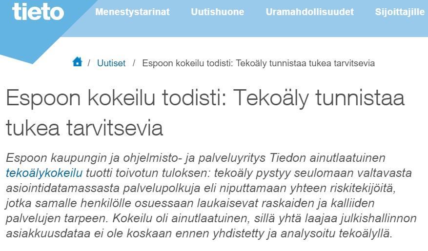 Se lisäisi myös tulosten vaikuttavuutta, sillä nykykäsityksen mukaan asiakkaiden ja asukkaiden osallistuminen tiedonkeruuseen myös