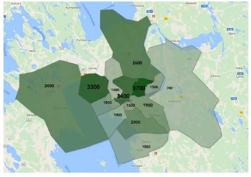 Käytännössä pyöräilymotivaatio ja -infrastruktuuri ovat teemoja, joiden ympärille on helppoa rakentaa yhteishankkeita työpaikkojen liittyessä hyvin voimakkaasti alueellisiin erityispiirteisiin.