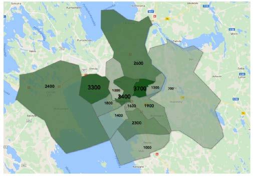 Käytännössä pyöräilymotivaatio ja -infrastruktuuri ovat teemoja, joiden ympärille on helppoa rakentaa yhteishankkeita työpaikkojen liittyessä hyvin voimakkaasti alueellisiin erityispiirteisiin.