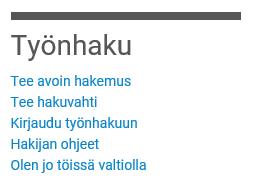 Jos hakijan tulee laatia hakemus muulla, kuin profiilin oletuskielellä, tulee hänen vaihtaa profiilin kieli Käyttäjätiedoissa. 6.