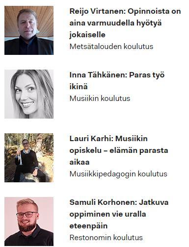 Mihin kehittämissuosituksiin olemme reagoineet? 3.