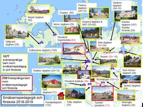 Taulukossa on vertailtu päivähoidon nettokustannuksia. Vertailukunnat ovat Mustasaari, Raasepori, Vaasa ja Manner-Suomi.