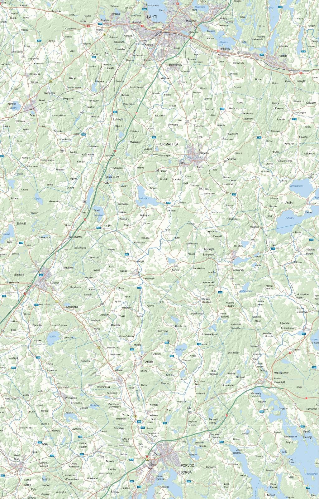 KARINIEMI PORVOONJOKI 98.3 PORVOONJOKI 102.0 LIITEKARTTA 1 22.10.2015 ALI-JUHAKKALA PORVOONJOKI 91.0 NASTOLA PALOJOKI 22.6 PALOJOKI 22.5 PALOJOKI 22.4 PORVOONJOKI 77.5 PORVOONJOKI 115.7 PALOJOKI 14.