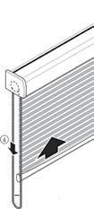 fig. (4a).Gardinet er lukket helt eller åbnet helt (4a & 4c).