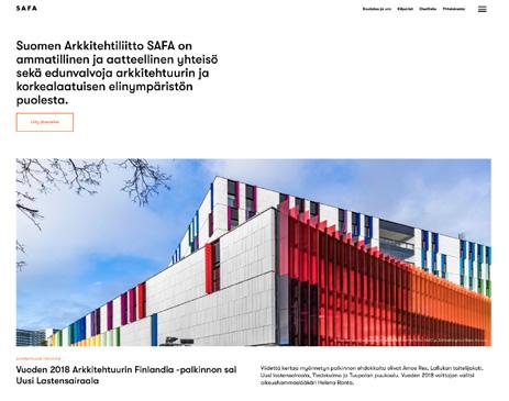 Suomen Arkkitehtiliitto Finlands Arkitektförbund Finnish