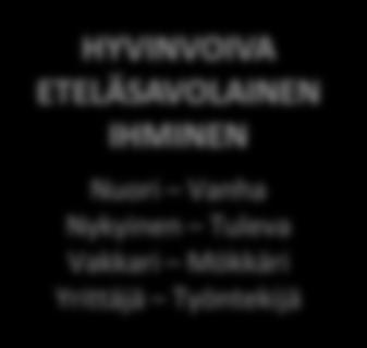 Maakuntastrategiassa linjataan hyvin laajaa kokonaisuutta: PÄÄTÖKSENTEKO OMISTAJAPOLITIIKKA ARVOT PALVELUVERKKO + DIGIPALVELUT KONSERNIRAKENNE Terveys HYVINVOIVA ETELÄSAVOLAINEN IHMINEN Nuori Vanha