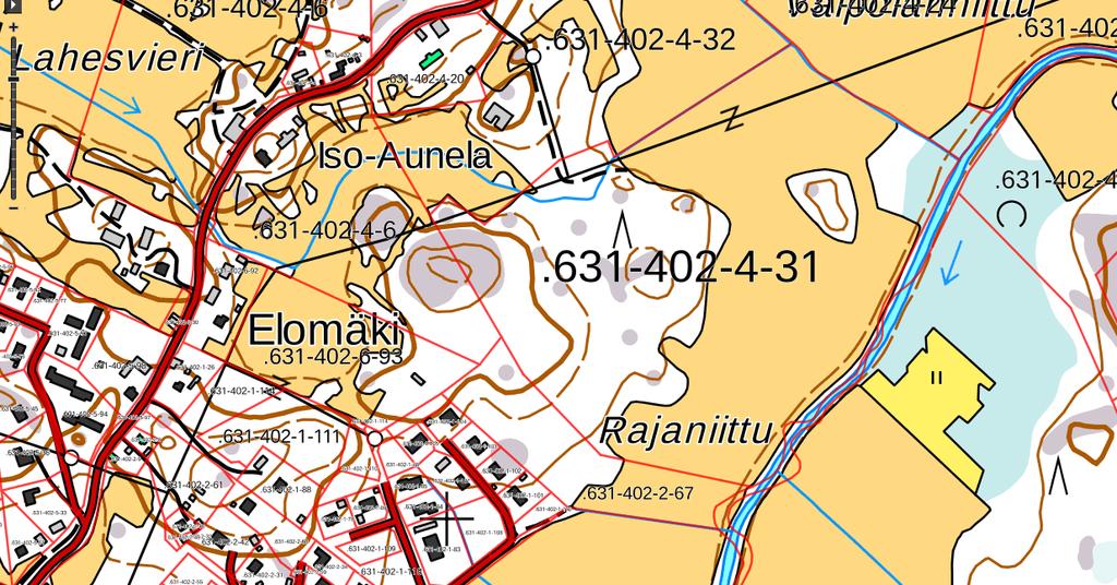 T201801 7 4 TULOKSET Selvitysalueella ei ole vesilain, metsälain eikä luonnonsuojelulain tai -asetuksen mukaisia kohteita.