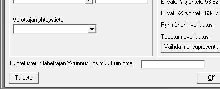 8 Ei palkanmaksua kaudella Jos kuukauden aikana ei ole ollenkaan palkanmaksua, tulee tulorekisteriin ilmoittaa siitä tieto.