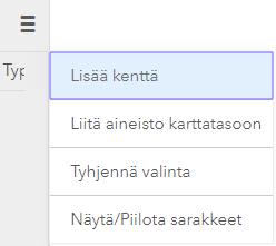 15 (24) 3. Anna kentälle ponnahdusikkunassa seuraavat tiedot Kentän nimi: nimi Näyttönimi: Nimi Tyyppi: merkkijono Pituus: 50 Jätä oletusarvo tyhjäksi ja paina Lisää uusi kenttä. 4.