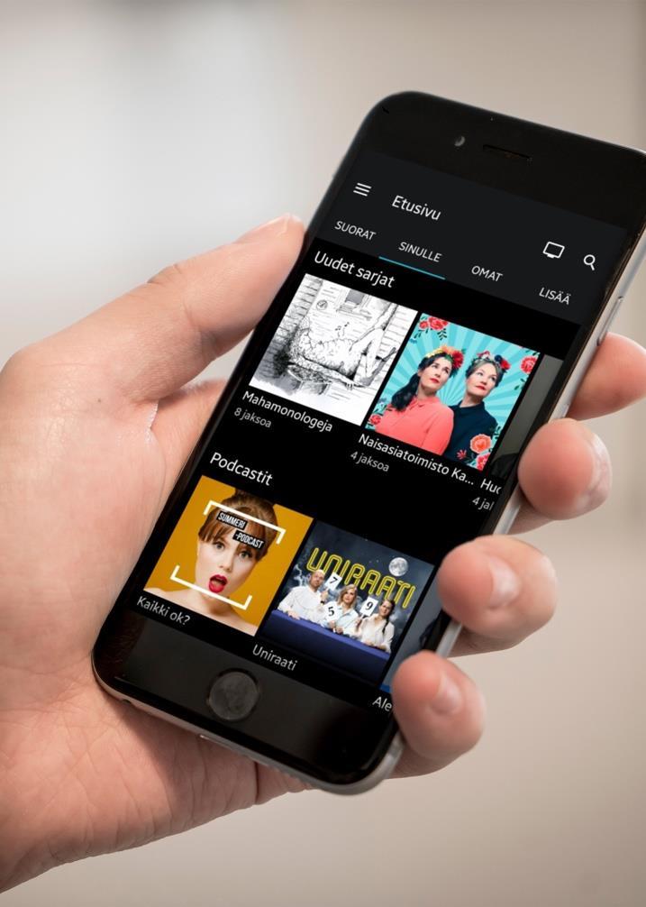 Ohjelmat tallenteina Määritelmä: Podcastit ja jälkikäteen kuunnellut radiosisällöt esim. seuraavista palveluista: Radiot.fi, Yle Areena, Supla, RadioPlay.