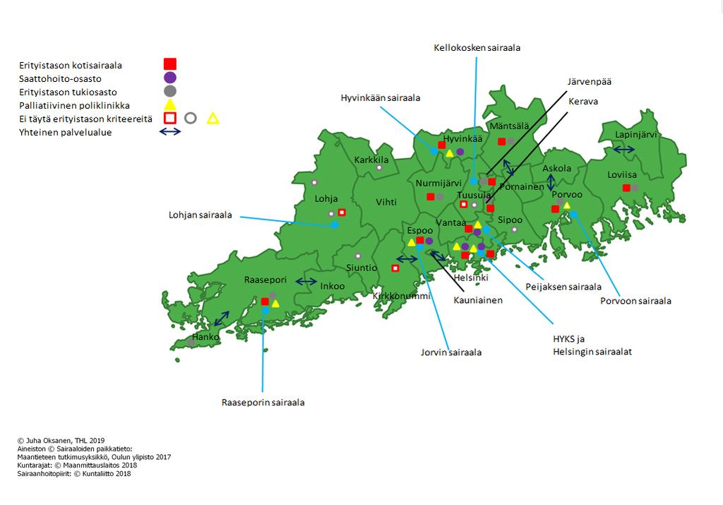 HUS Palliatiivinen keskus HUSin Palliatiivinen keskus toimii HUSin Syöpäkeskuksessa. Keskus tarjoaa palveluita HUSin sairaanhoitopiirille. Keskuksessa toimii poliklinikka ja konsultoiva tiimi.