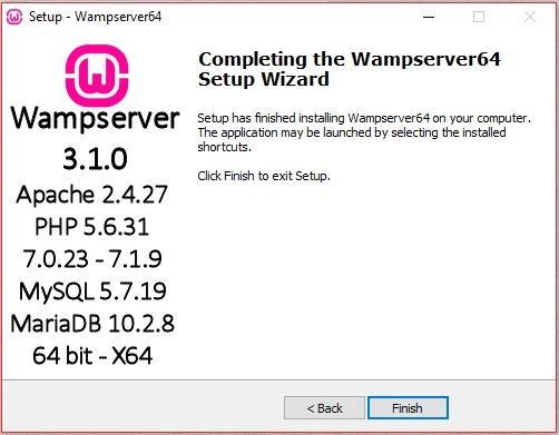9 3 ASENNUKSET 3.1 WampServerin asentaminen WordPress vaatii toimiakseen palvelinympäristön, koska se on kirjoitettu PHPkielellä ja se käyttää tietojen tallentamiseen MySQL-tekniikkaa.