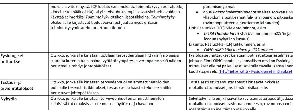 Terveyteen vaikuttavat tekijät Nykyiset liikuntatottumukset. Vajaaravitsemuksen riskin arvioinnin, Diabetesriskitestin ja Finriskilaskurin tulokset.