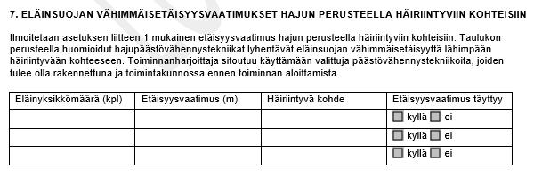 Eläinsuojien ilmoituslomake Lomake on tehty päivittämällä käytössä olevaa eläinsuojien ympäristölupalomaketta Lomakkeeseen on lisätty