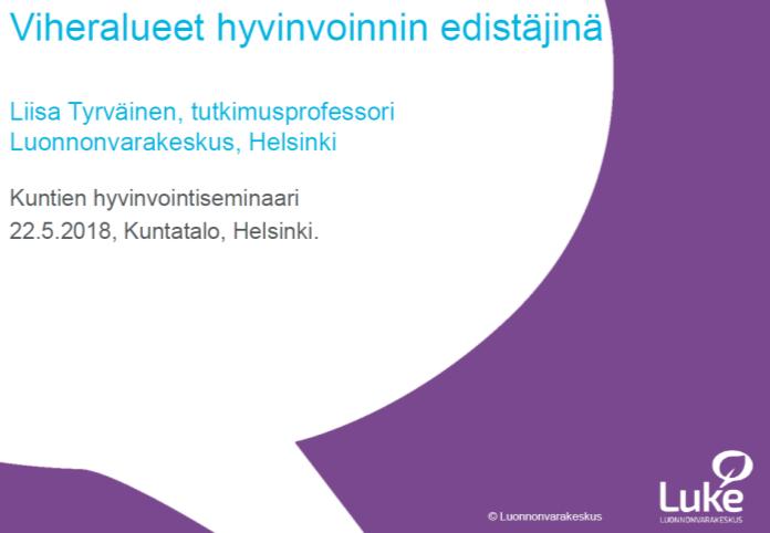 Kunnan rooli hyvinvoinnin edistämisessä?