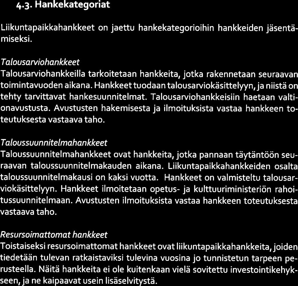 Hankkeettuodaan talousarviokäsittelyyn,ja niistä on tehty tarvittavat hankesuunnitelmat. Talousarviohankkeisiin haetaan vaiti onavustusta.