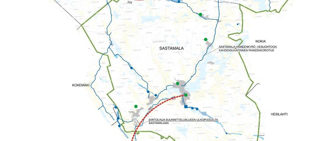 Pohjavesilähteinä toimisivat muun muassa Hämeenkankaan sekä Vatulanja Ulvaanharjun alueet.