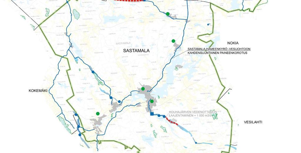 Valitulla suunnitelmaratkaisulla vastataan parhaiten suunnitelmalle asetettuihin tavoitteisiin varavedenhankinnan varmistamisesta useammasta suunnasta ja useammalta pohjavesialueelta.