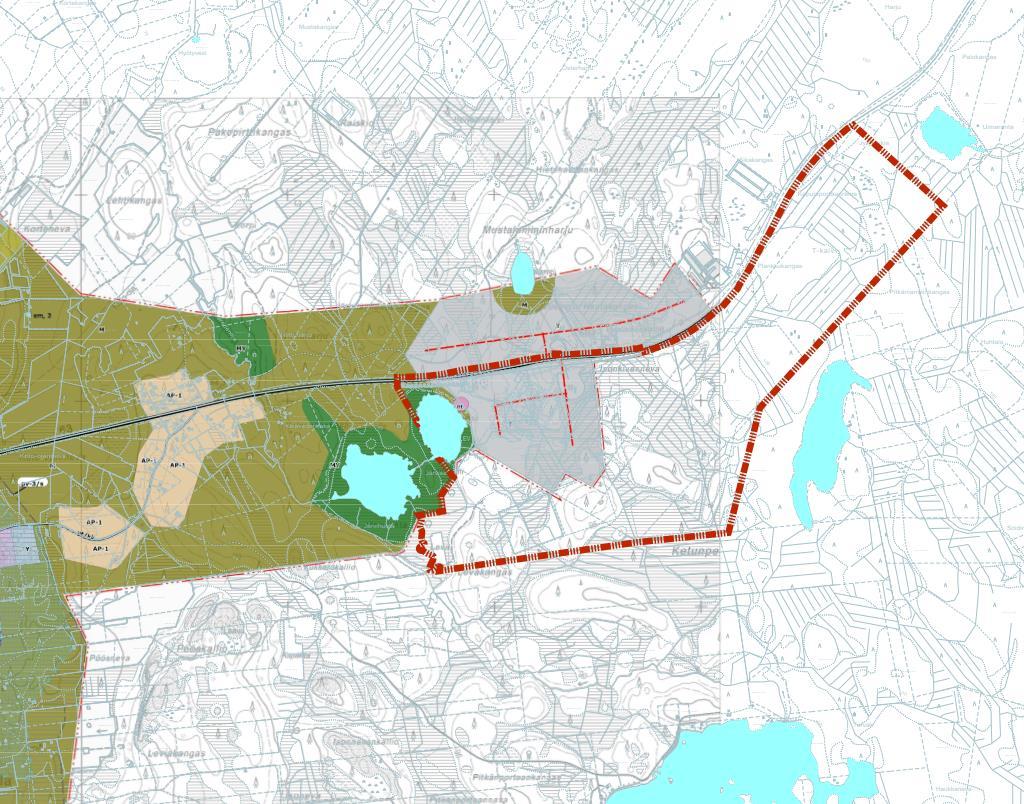 3.3 Yleiskaava Alueella on voimassa valtuuston vuonna 2015 hyväksymä Kaustisten keskustan osayleiskaava.