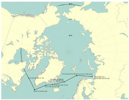 23 and entered into force on 1 January 2017, based on voluntary guidelines from 2002 and 2010. Polar Code protects the two polar regions Arctic and Antarctic (figures 4 and 5) from maritime risks.