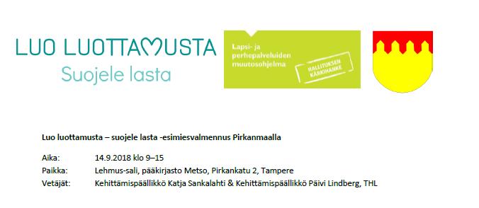 Tulevia LAPE-tilaisuuksia Ilmoittautumiset 7.9.