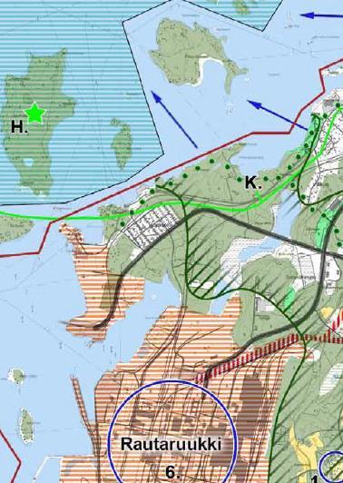 Ote Raahen keskeisten taajama-alueiden osayleiskaavasta, Maisemaselvitys liite