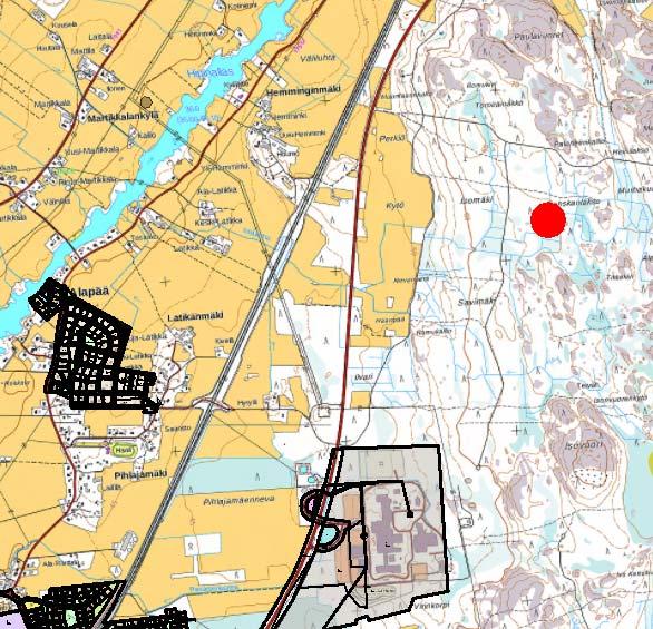 Osallistumis- ja arviointisuunnitelma 3(5) misaluetta. Merkinnällä on osoitettu ko. vyöhykkeen kasvualueet, jossa sijaitsevat merkittävimmät asutus-, työpaikka- ja palvelukeskittymät.