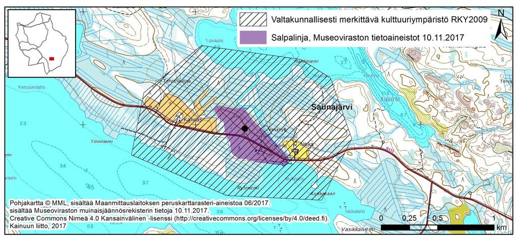 Niskasuo (1000019856) Kuva 24 Kohde on osa Salpalinjaan kuuluvaa puolustusketjua, jonka rakentaminen aloitettiin 1940.