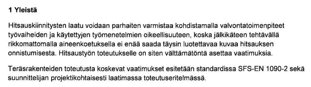 Hitsauksen laadunhallinta