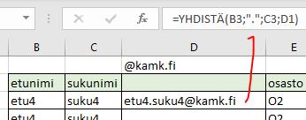 Solun tekstin jakaminen sarakkeisiin.